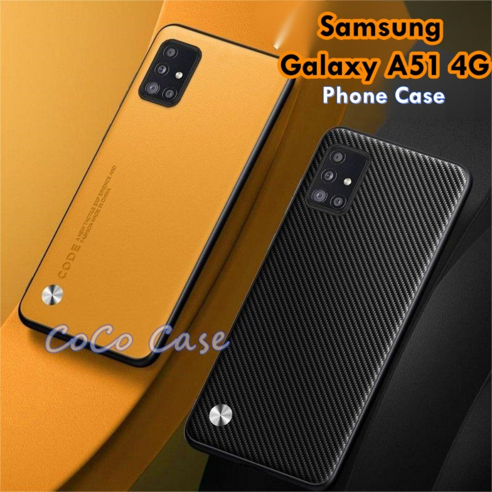For Samsung Galaxy A51 4G Cover Silicone Professional Full Case Classic Simple Solid Color Phone Case Cover sweatproof