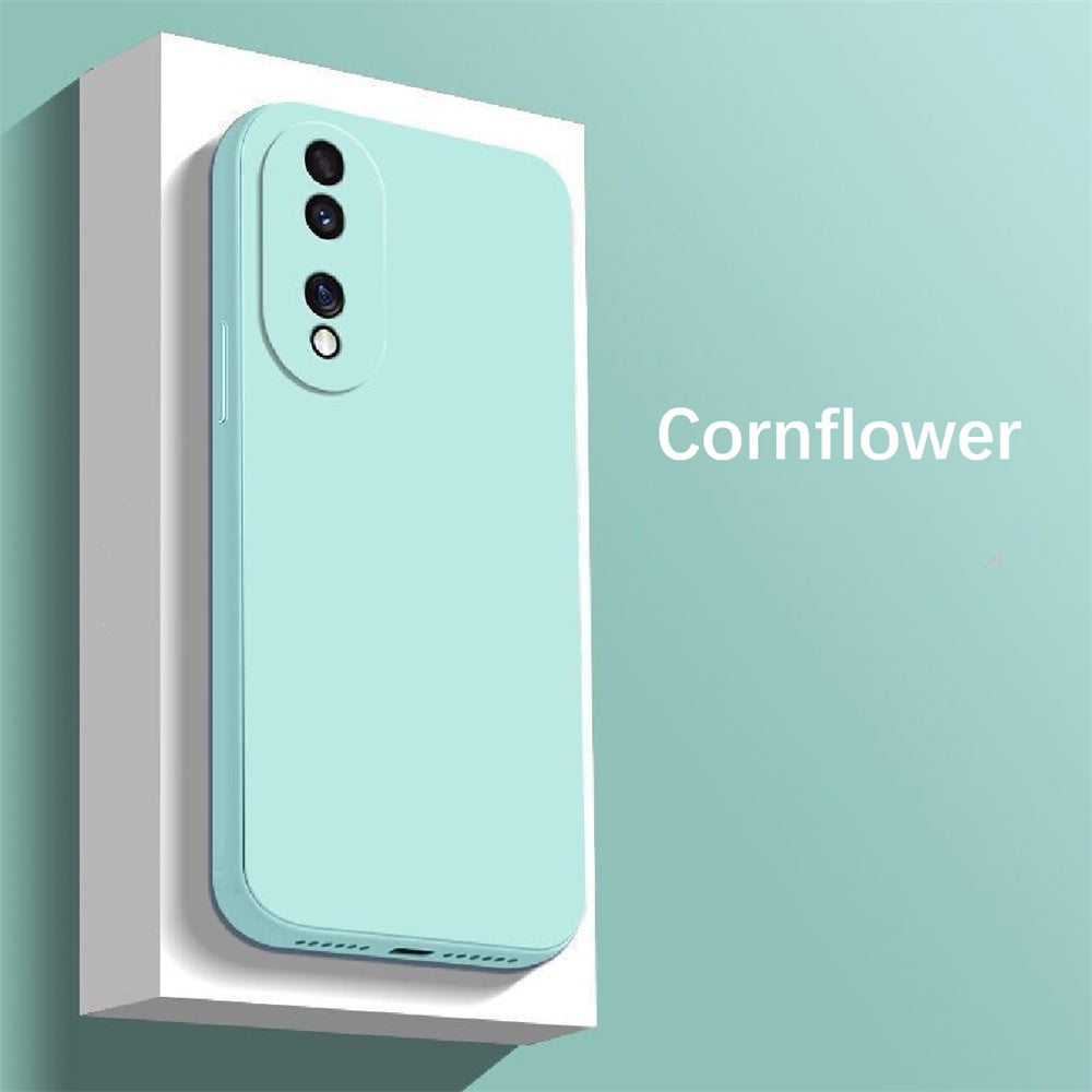 For Honor 80 GT Cover Drop and wear resistant Silicone Full Case Classic Simple Solid Color Phone Case Cover