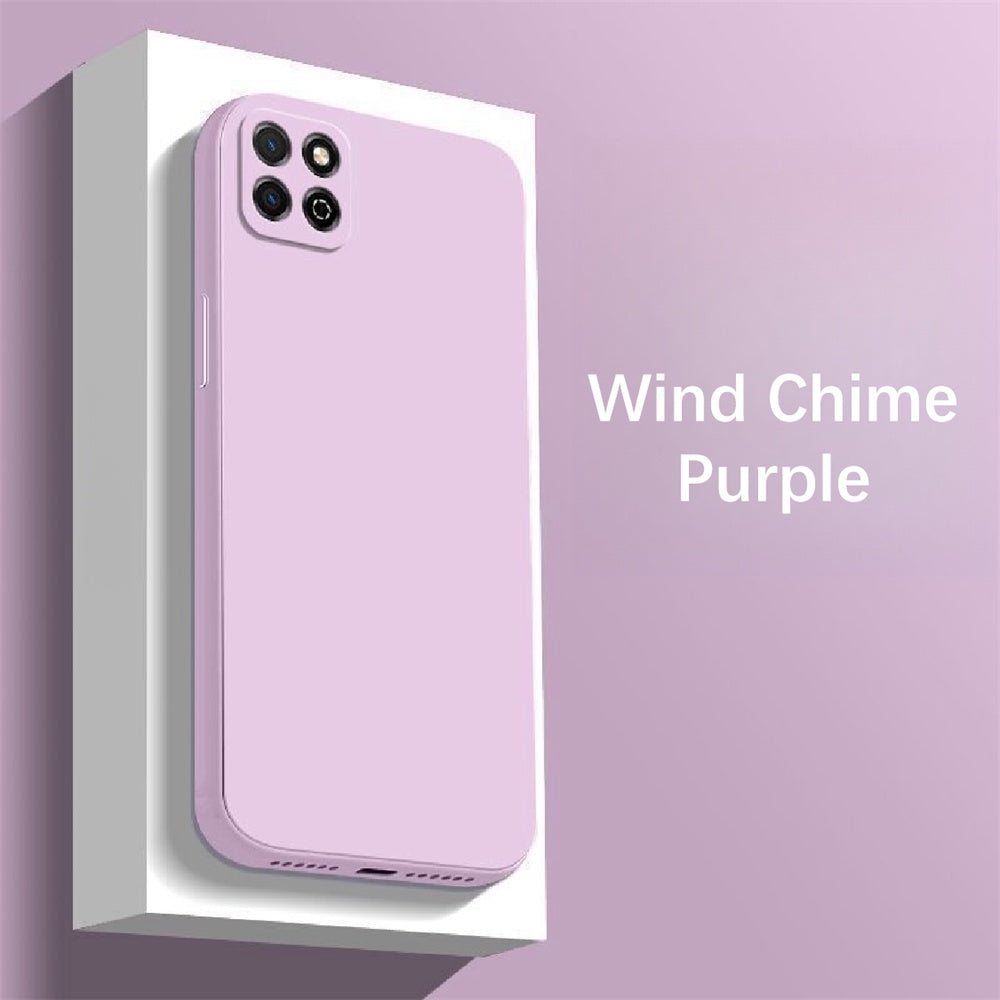 For Huawei Play 20 Cover Drop and wear resistant Silicone Full Case Classic Simple Solid Color Phone Case Cover