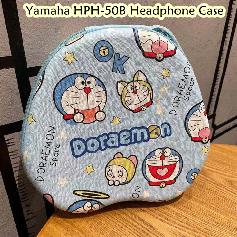 For Yamaha HPH-50B Headphone Case Cartoon Creative Patterns Headset Earpads Storage Bag Casing Box