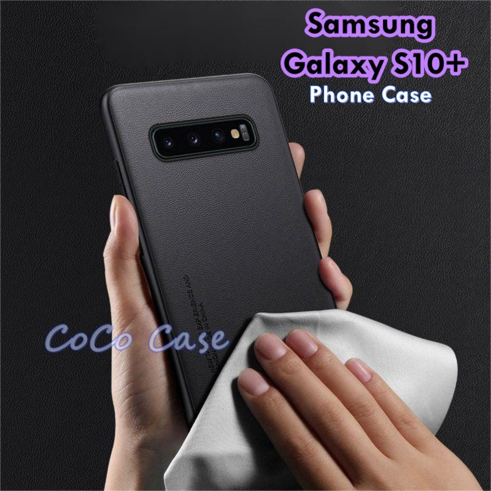 For Samsung Galaxy S10+ Cover Silicone Professional Full Case Classic Simple Solid Color Phone Case Cover sweatproof