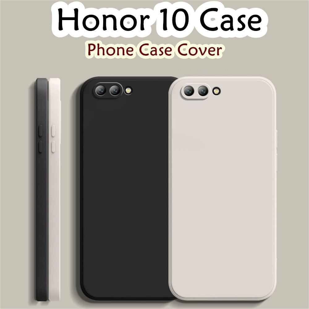 For Honor 10 Cover Drop and wear resistant Silicone Full Case Classic Simple Solid Color Phone Case Cover