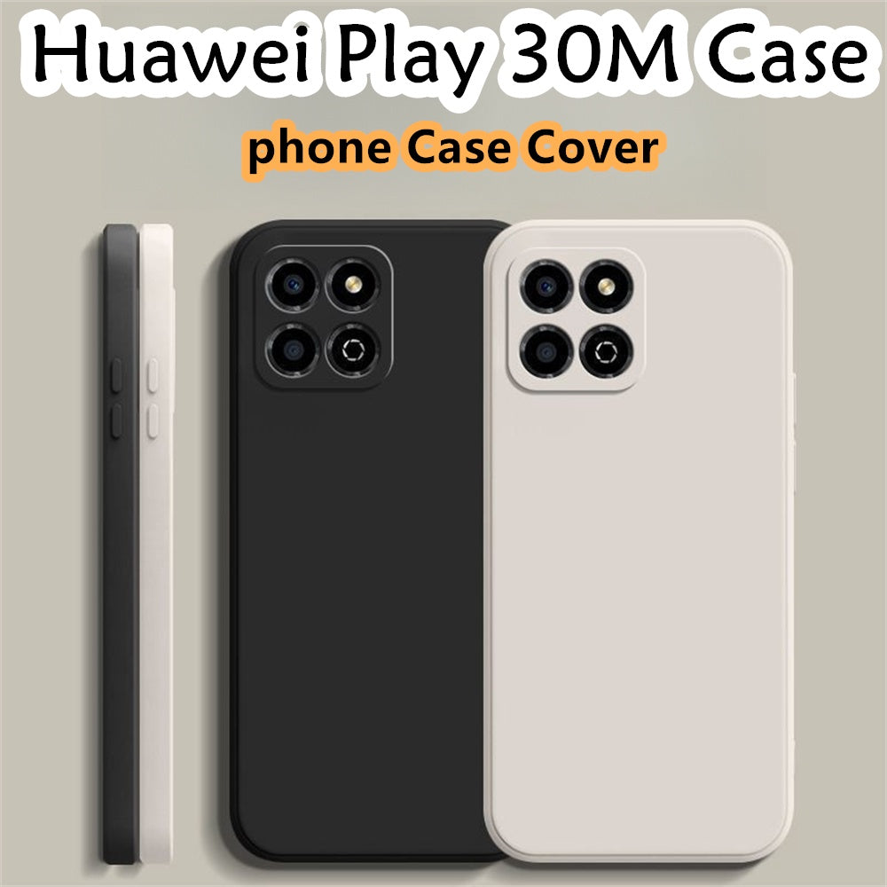 For Huawei Play 30M Cover Drop and wear resistant Silicone Full Case Classic Simple Solid Color Phone Case Cover