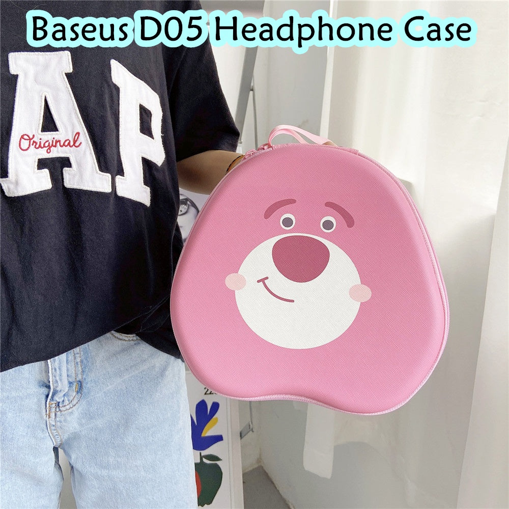 For Baseus D05 Headphone Case Cartoon Creative Patterns Headset Earpads Storage Bag Casing Box