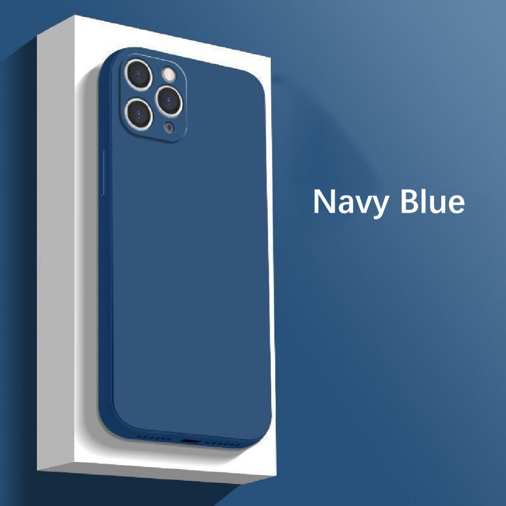 For IPhone 14 Pro Max Cover Drop and wear resistant Silicone Full Case Classic Simple Solid Color Phone Case Cover