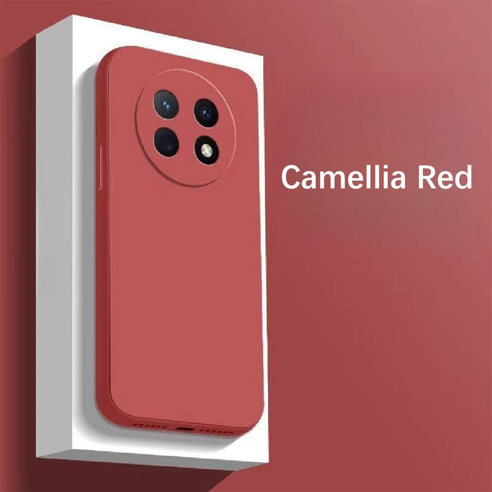 For Huawei Nova Y91 Cover Drop and wear resistant Silicone Full Case Classic Simple Solid Color Phone Case Cover