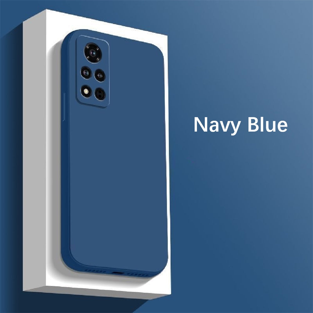 For Honor V40 Cover Drop and wear resistant Silicone Full Case Classic Simple Solid Color Phone Case Cover