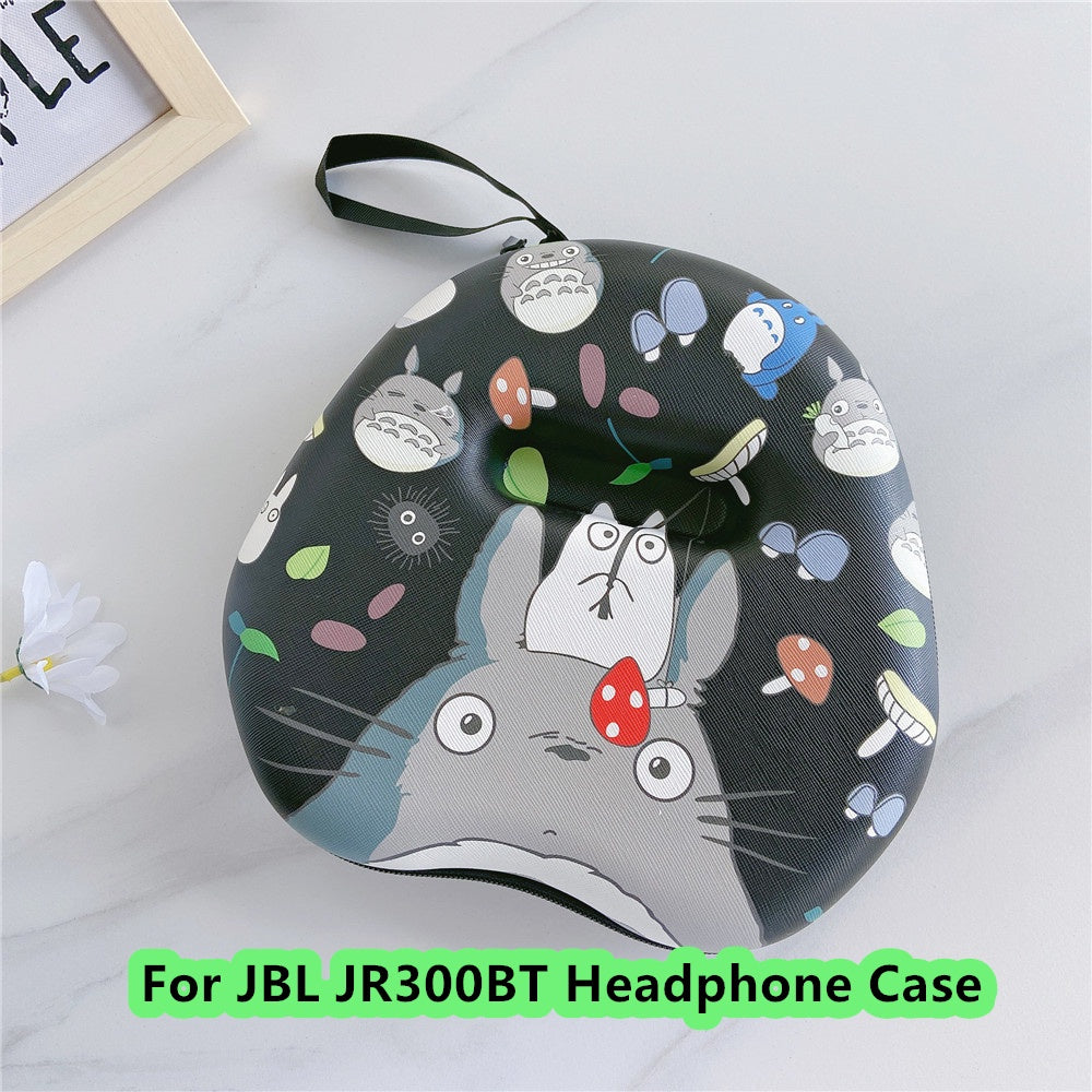 For JBL JR300BT Headphone Case Cartoon Creative Patterns Headset Earpads Storage Bag Casing Box