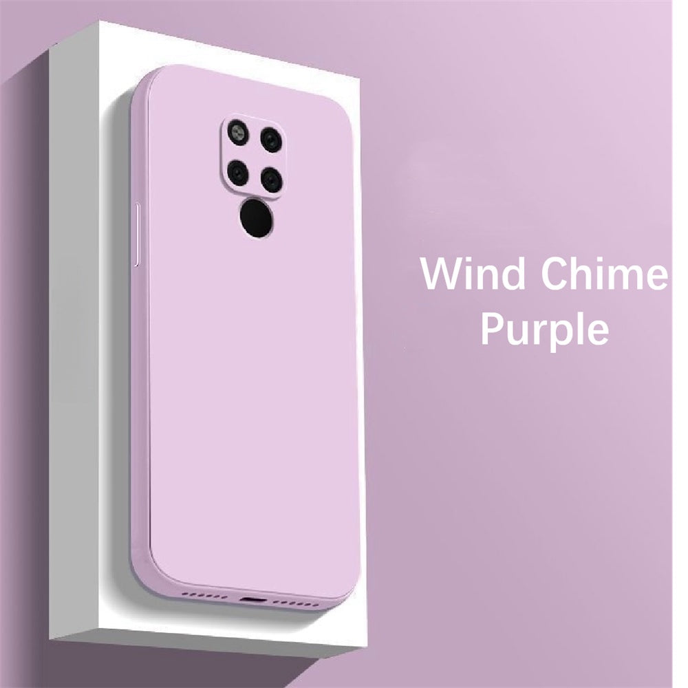 For Huawei Mate 20 Cover Drop and wear resistant Silicone Full Case Classic Simple Solid Color Phone Case Cover