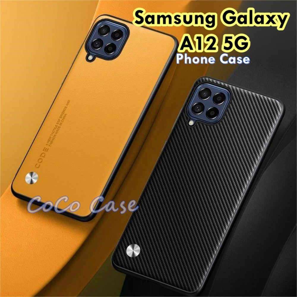 For Samsung Galaxy A12 5G Cover Silicone Professional Full Case Classic Simple Solid Color Phone Case Cover sweatproof