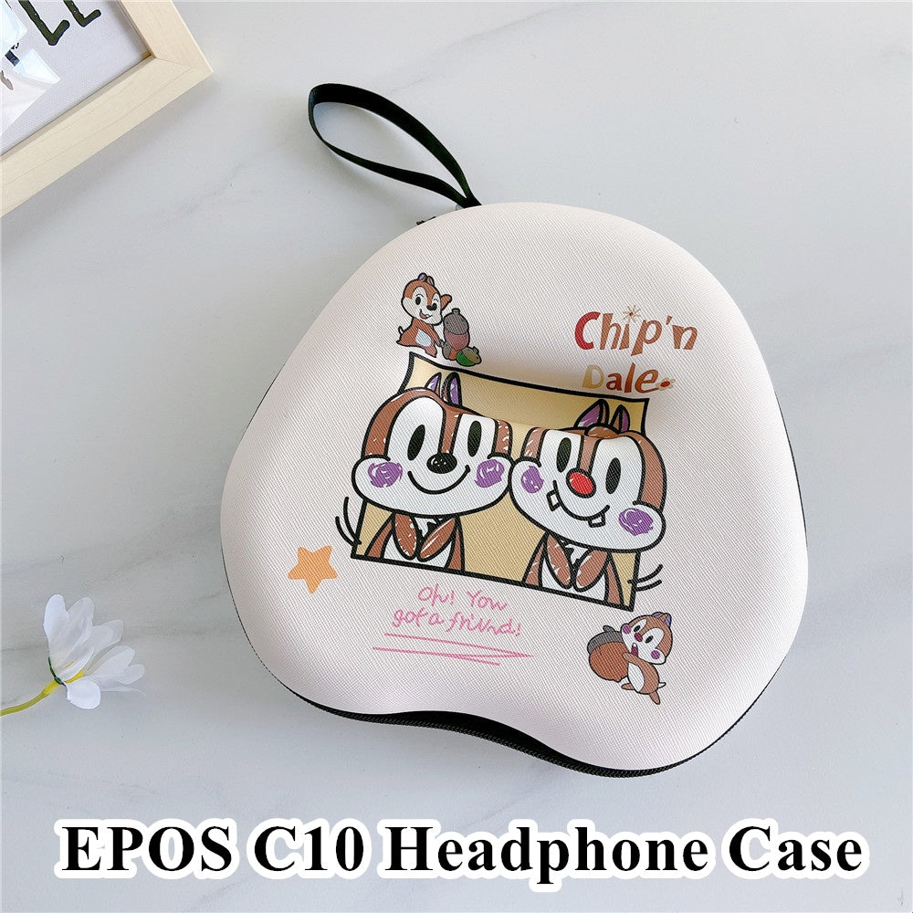 For EPOS C10 Headphone Case Cartoon Creative Patterns Headset Earpads Storage Bag Casing Box