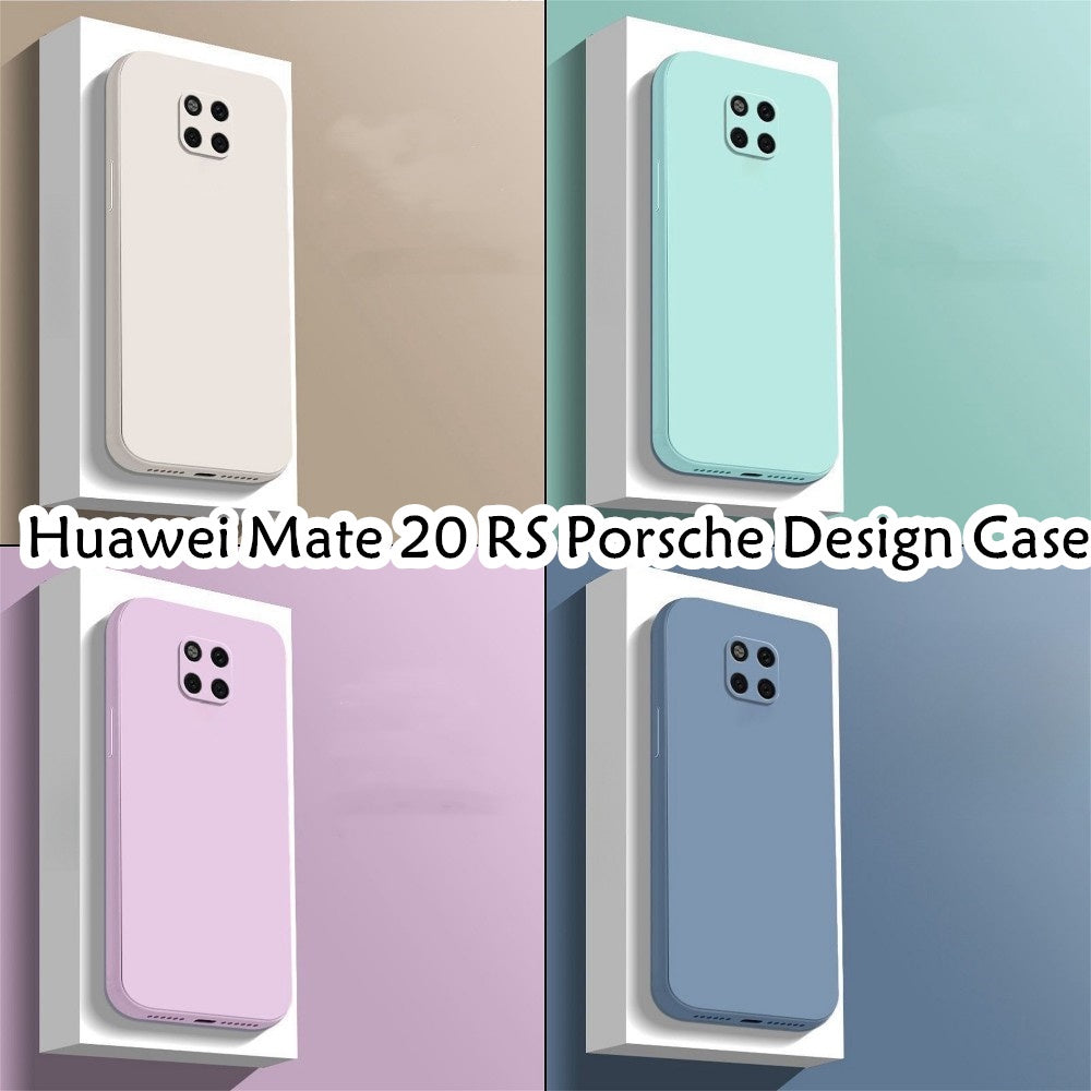 For Huawei Mate 20 RS Cover Drop and wear resistant Silicone Full Case Classic Simple Solid Color Phone Case Cover