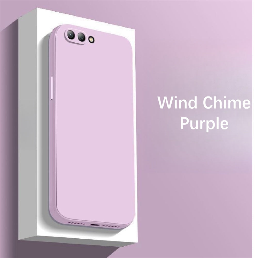 For Huawei Nova 2S Cover Drop and wear resistant Silicone Full Case Classic Simple Solid Color Phone Case Cover