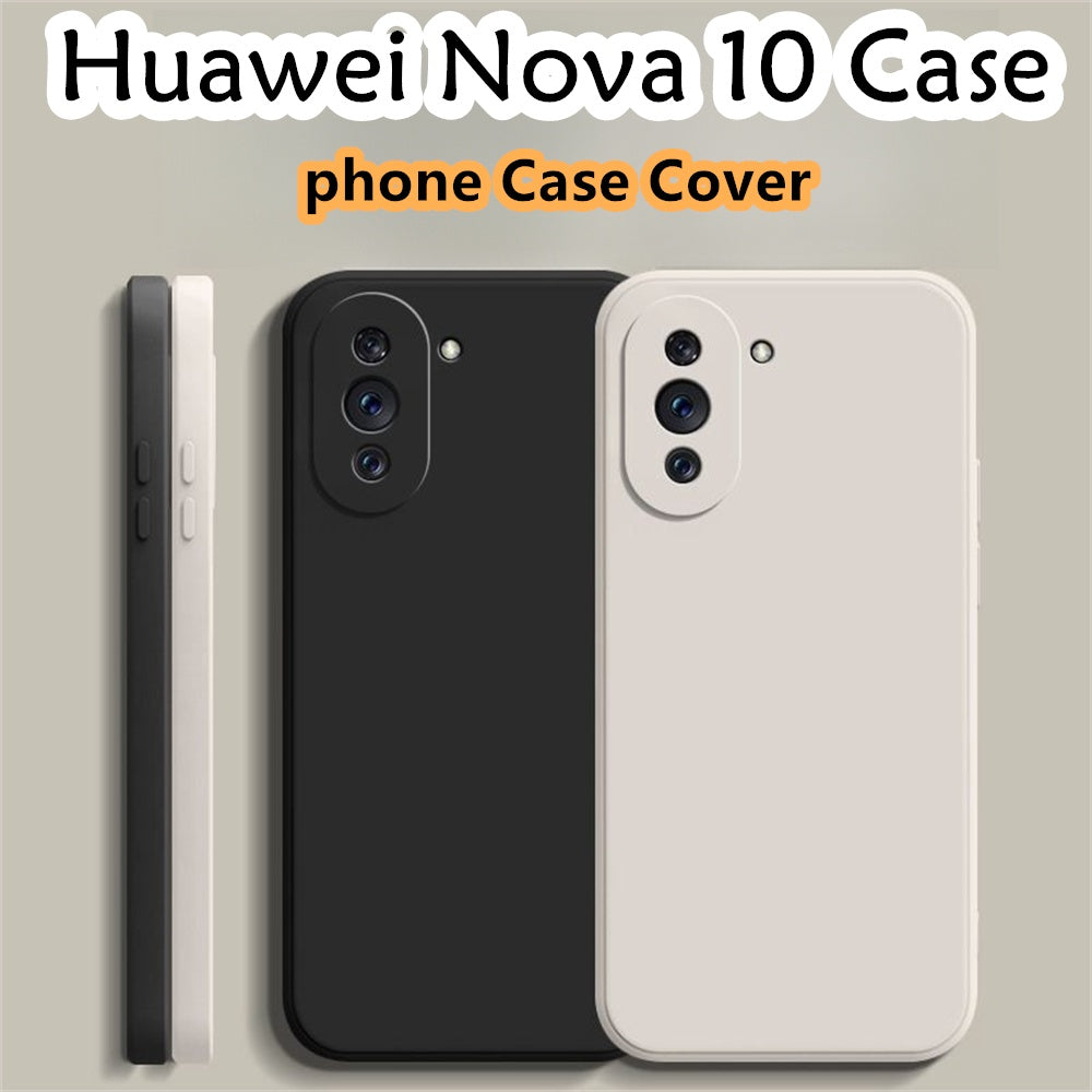 For Huawei Nova 10 Cover Drop and wear resistant Silicone Full Case Classic Simple Solid Color Phone Case Cover