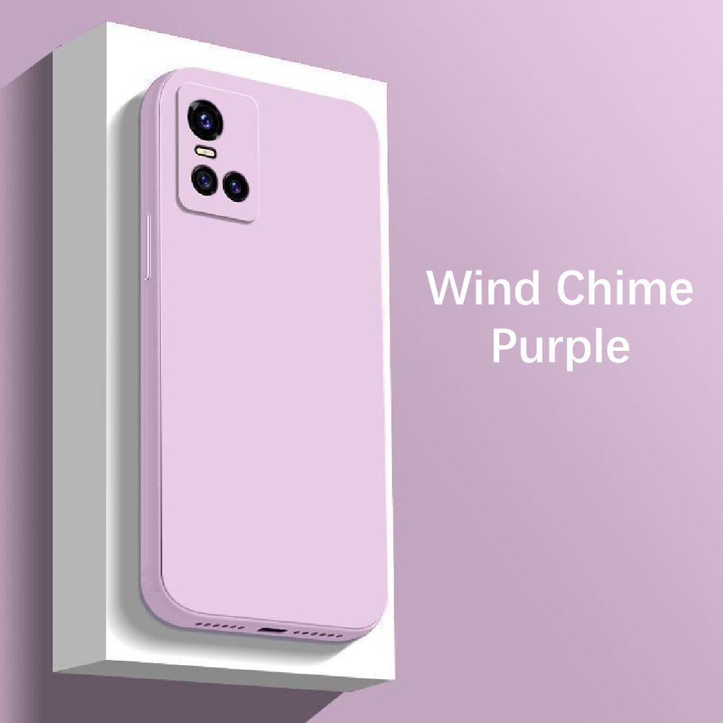 For VIVO S10 Pro Cover Drop and wear resistant Silicone Full Case Classic Simple Solid Color Phone Case Cover