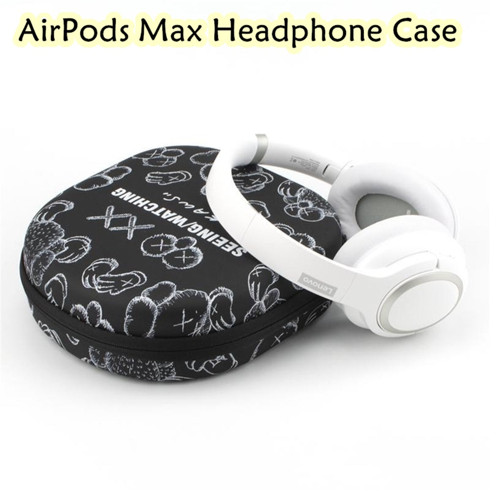 For AirPods Max Headphone Case Cartoon Creative Patterns Headset Earpads Storage Bag Casing Box