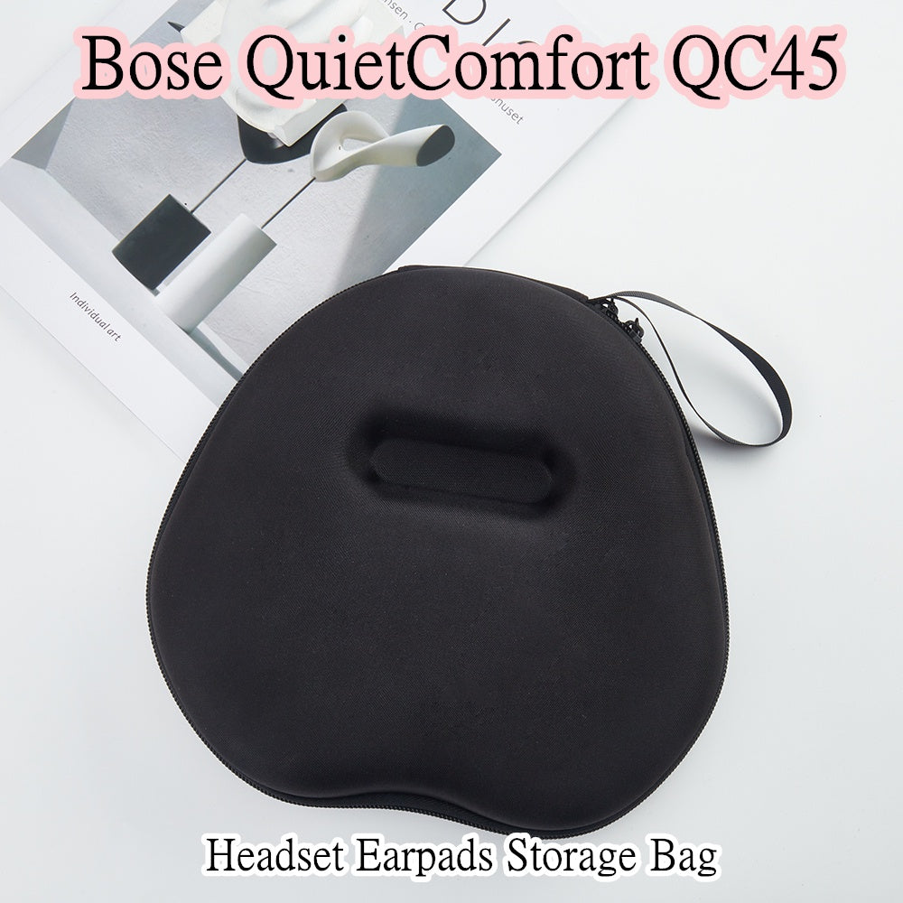 For Bose QuietComfort QC45 Headphone Case Cartoon Creative Patterns Headset Earpads Storage Bag Casing Box