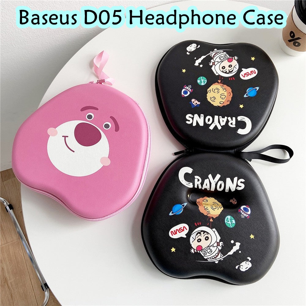 For Baseus D05 Headphone Case Cartoon Creative Patterns Headset Earpads Storage Bag Casing Box