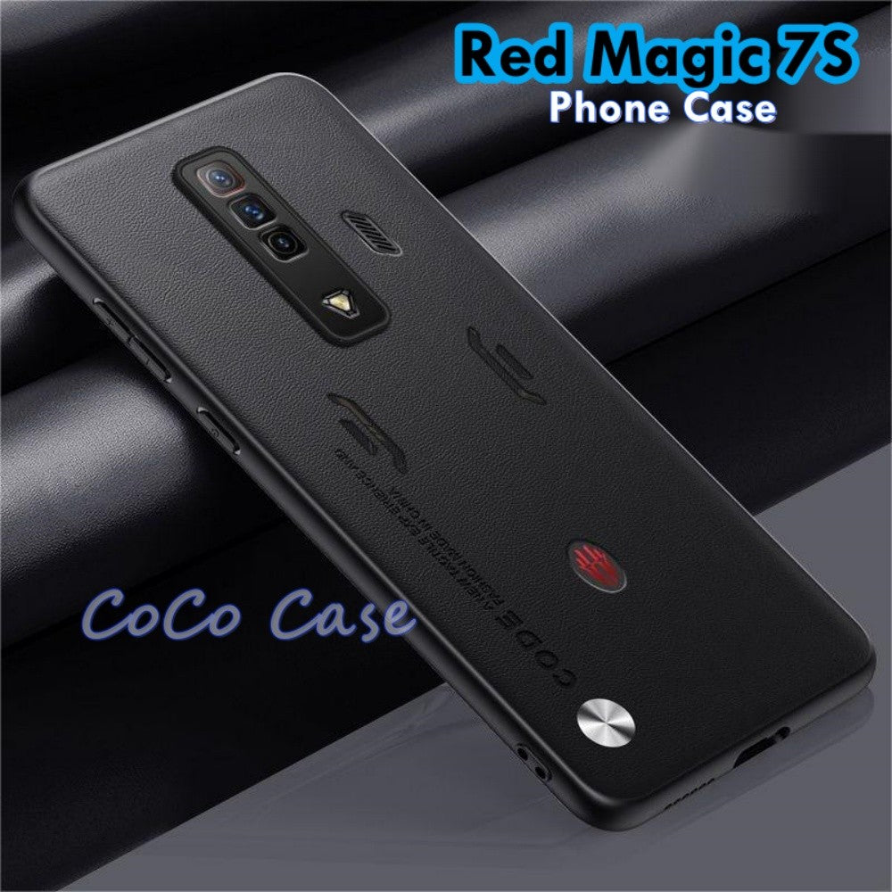 For Red Magic 7S Cover Silicone Professional Full Case Classic Simple Solid Color Phone Case Cover sweatproof