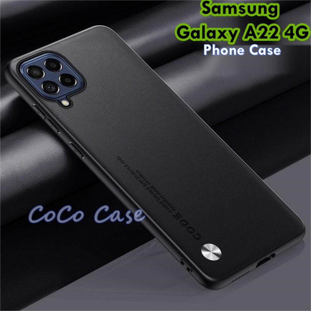 For Samsung Galaxy A22 4G Cover Silicone Professional Full Case Classic Simple Solid Color Phone Case Cover sweatproof
