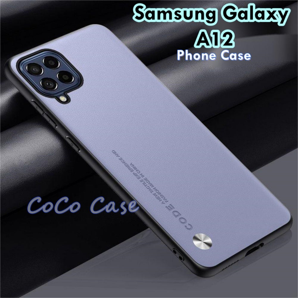 For Samsung Galaxy A12 Cover Silicone Professional Full Case Classic Simple Solid Color Phone Case Cover sweatproof