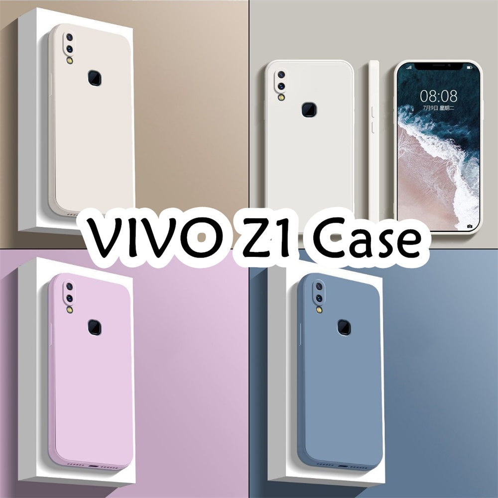 For VIVO Z1 Cover Drop and wear resistant Silicone Full Case Classic Simple Solid Color Phone Case Cover