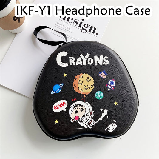 For IKF-Y1 Headphone Case Cartoon Creative Patterns Headset Earpads Storage Bag Casing Box