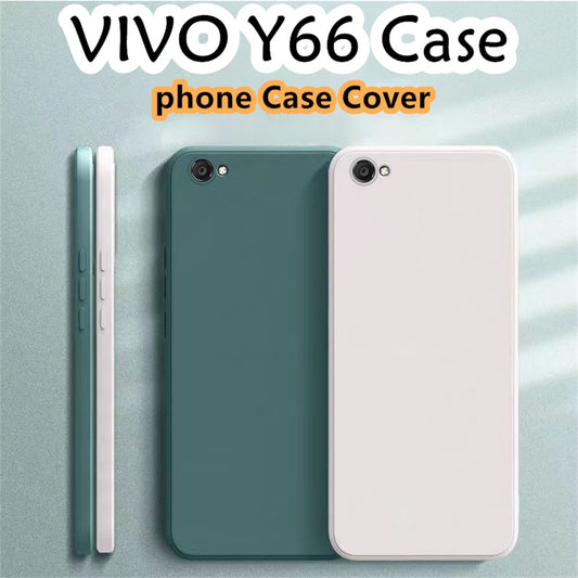 For VIVO Y66 Cover Drop and wear resistant Silicone Full Case Classic Simple Solid Color Phone Case Cover