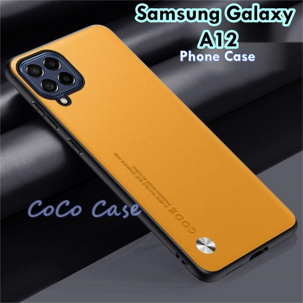 For Samsung Galaxy A12 Cover Silicone Professional Full Case Classic Simple Solid Color Phone Case Cover sweatproof