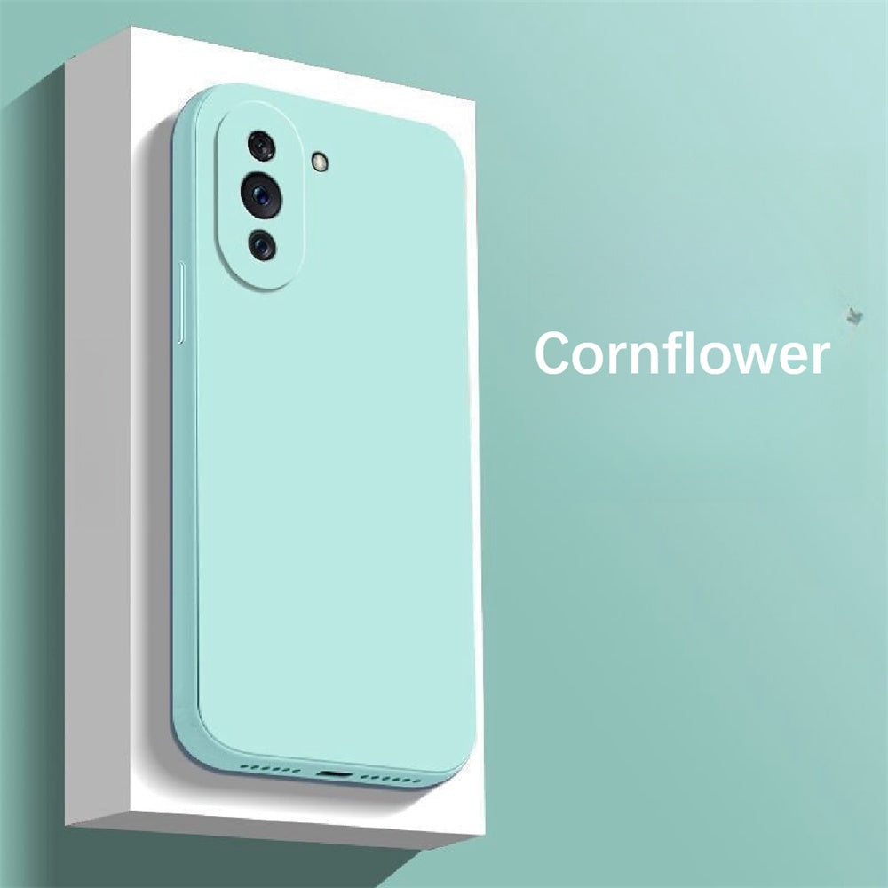 For Huawei Nova 10 Pro Cover Drop and wear resistant Silicone Full Case Classic Simple Solid Color Phone Case Cover