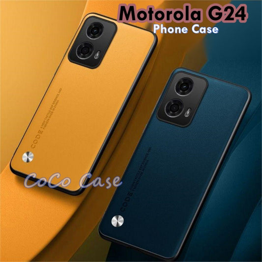 For Motorola G24 Cover Silicone Professional Full Case Classic Simple Solid Color Phone Case Cover sweatproof