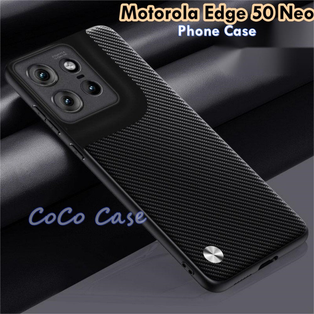 For Motorola Edge 50 Neo Cover Silicone Professional Full Case Classic Simple Solid Color Phone Case Cover sweatproof