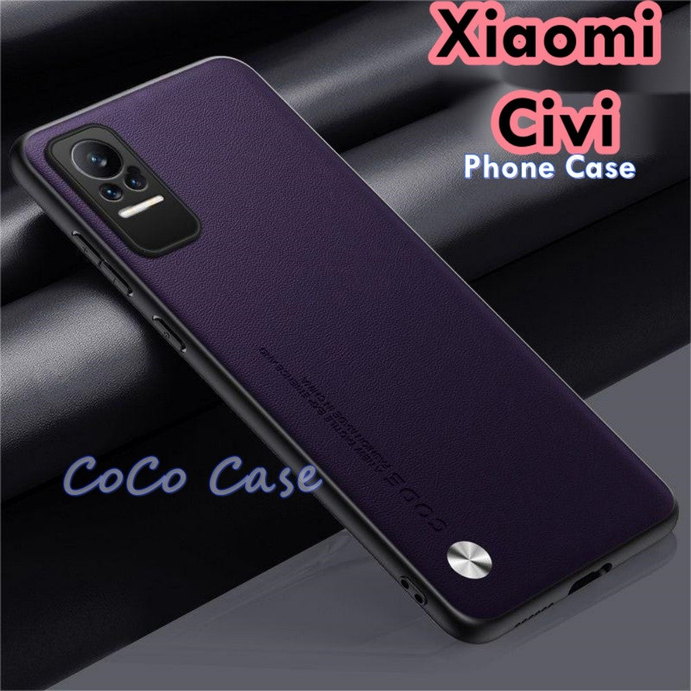 For Xiaomi Civi Cover Silicone Professional Full Case Classic Simple Solid Color Phone Case Cover sweatproof