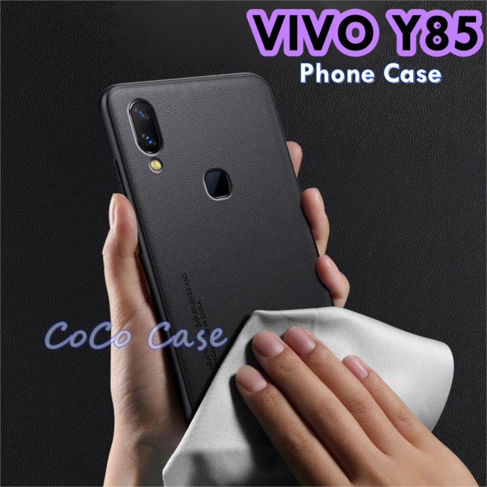 For VIVO Y85 Cover Silicone Professional Full Case Classic Simple Solid Color Phone Case Cover sweatproof