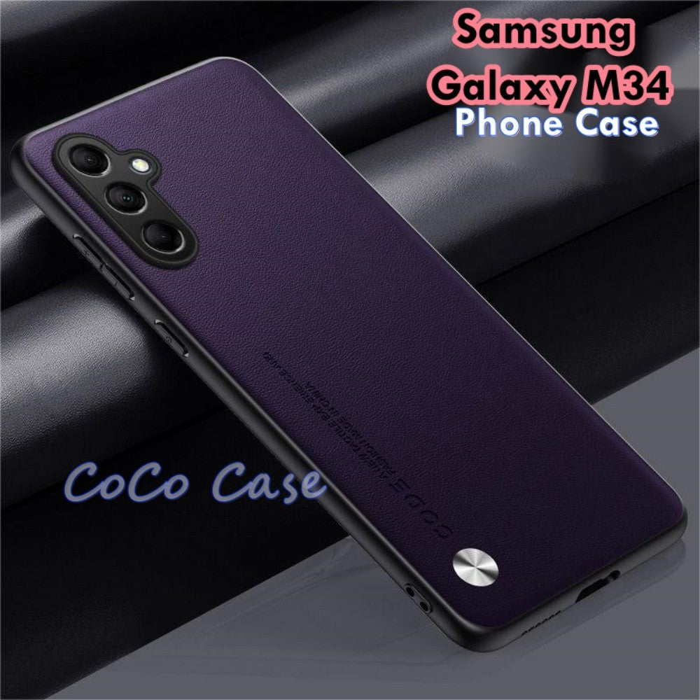 For Samsung Galaxy M34 Cover Silicone Professional Full Case Classic Simple Solid Color Phone Case Cover sweatproof