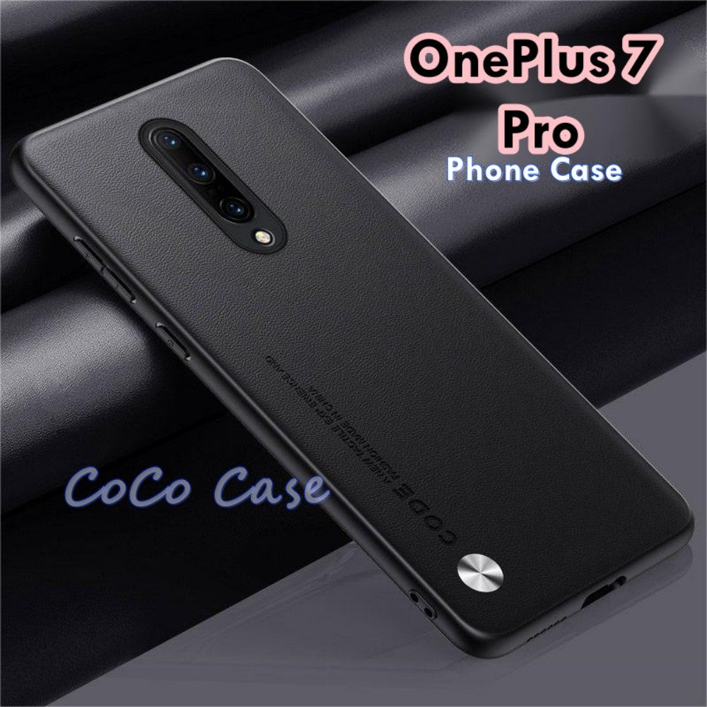 For OnePlus 7 Pro Cover Silicone Professional Full Case Classic Simple Solid Color Phone Case Cover sweatproof