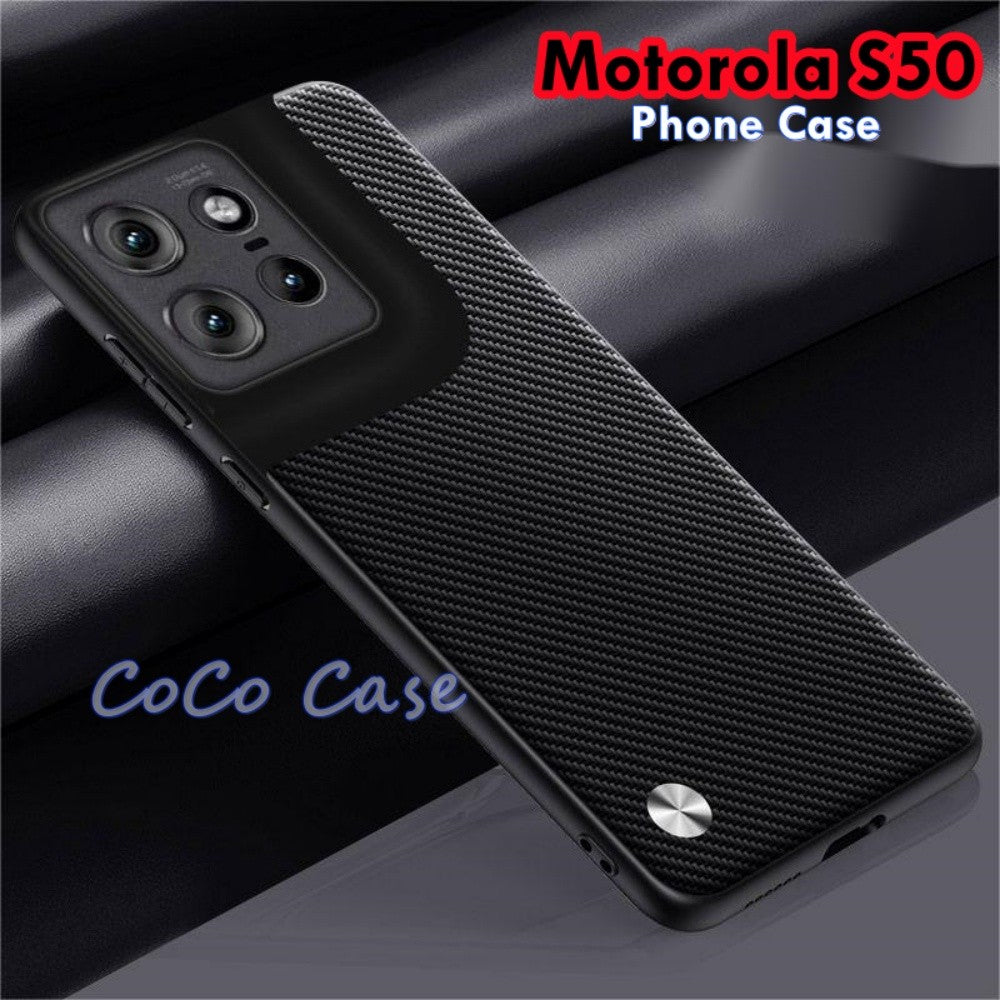 For Motorola S50 Cover Silicone Professional Full Case Classic Simple Solid Color Phone Case Cover sweatproof