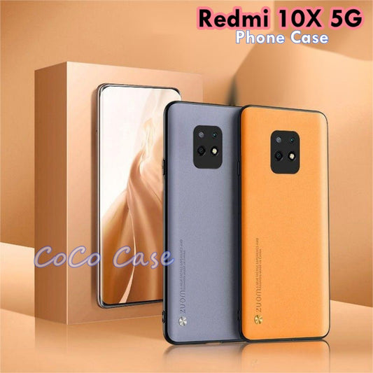 For Redmi 10X 5G Cover Silicone Professional Full Case Classic Simple Solid Color Phone Case Cover sweatproof