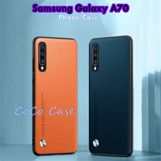 For Samsung Galaxy A70 Cover Silicone Professional Full Case Classic Simple Solid Color Phone Case Cover sweatproof