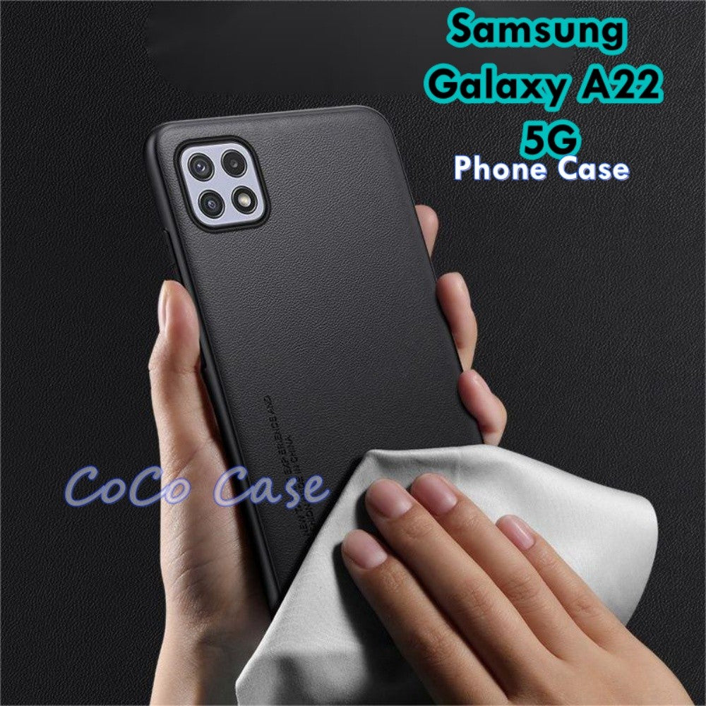 For Samsung Galaxy A22 5G Cover Silicone Professional Full Case Classic Simple Solid Color Phone Case Cover sweatproof