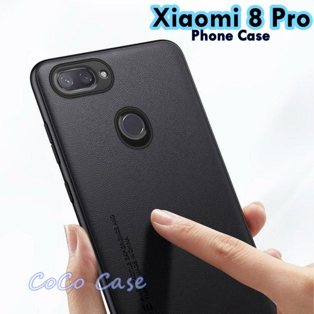 For Xiaomi 8 Pro Cover Silicone Professional Full Case Classic Simple Solid Color Phone Case Cover sweatproof