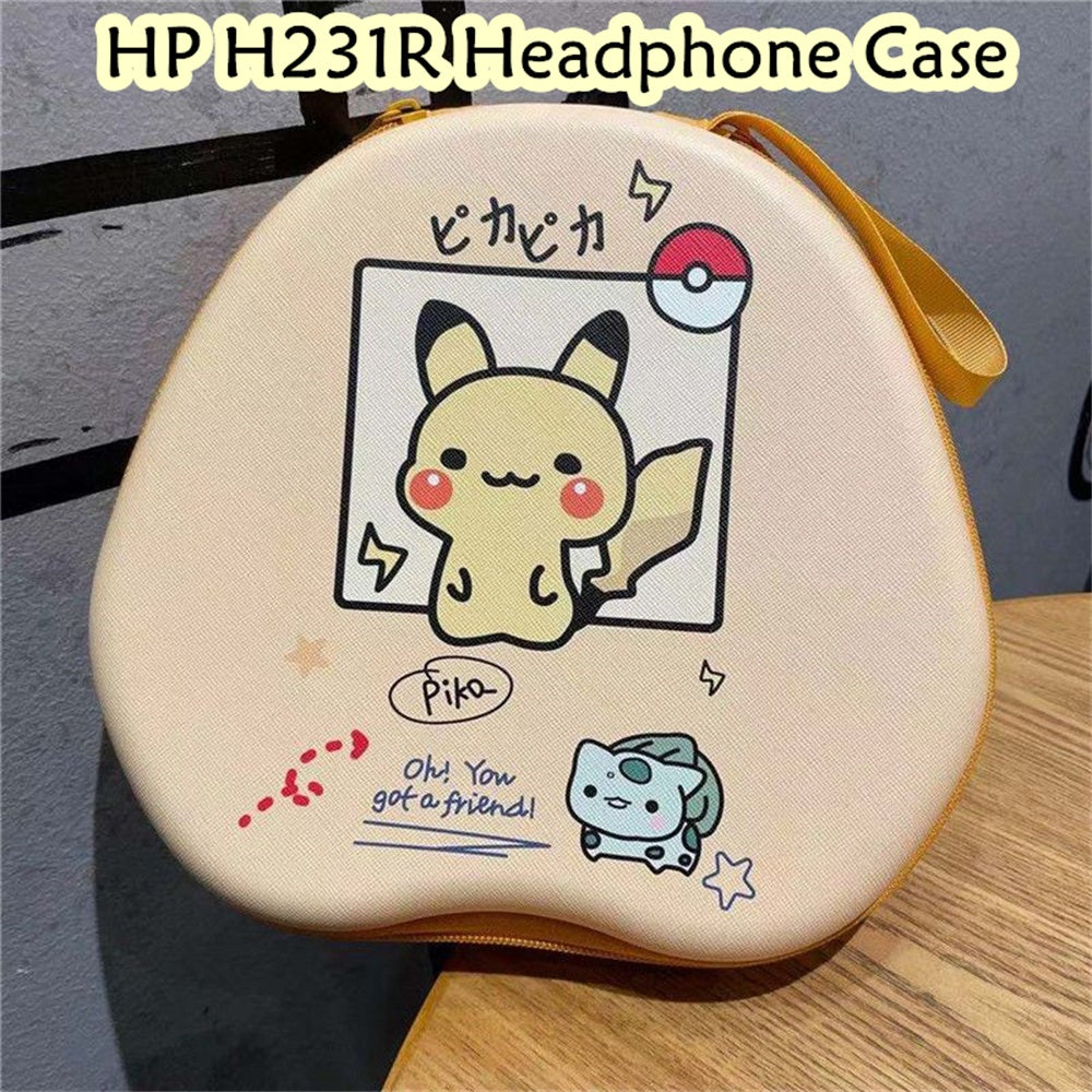 For HP H231R Headphone Case Cartoon Creative Patterns Headset Earpads Storage Bag Casing Box