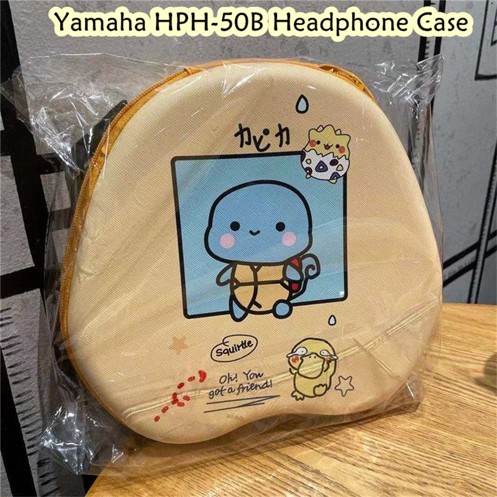 For Yamaha HPH-50B Headphone Case Cartoon Creative Patterns Headset Earpads Storage Bag Casing Box