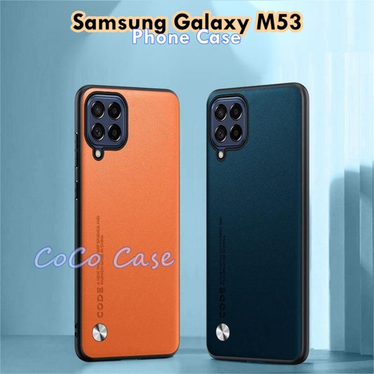 For Samsung Galaxy M53 Cover Silicone Professional Full Case Classic Simple Solid Color Phone Case Cover sweatproof