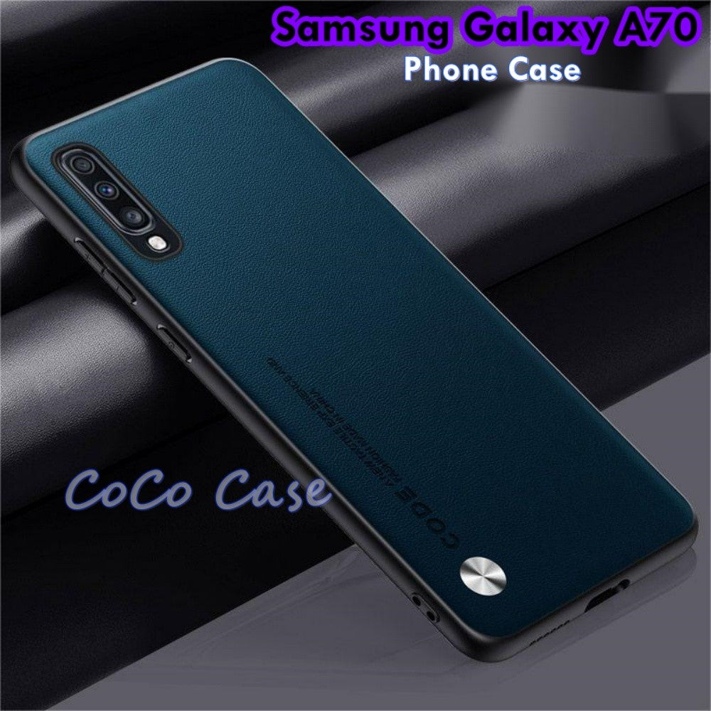 For Samsung Galaxy A70 Cover Silicone Professional Full Case Classic Simple Solid Color Phone Case Cover sweatproof