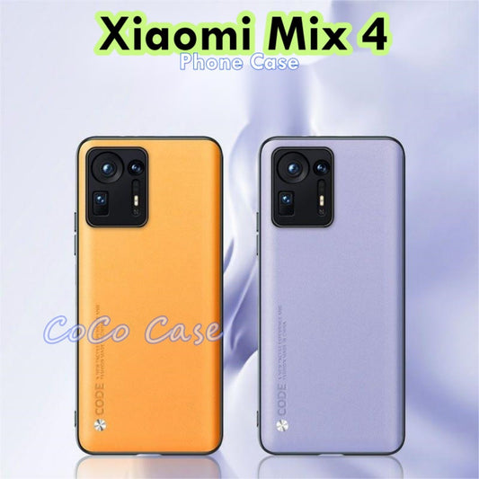 For Xiaomi Mix 4 Cover Silicone Professional Full Case Classic Simple Solid Color Phone Case Cover sweatproof