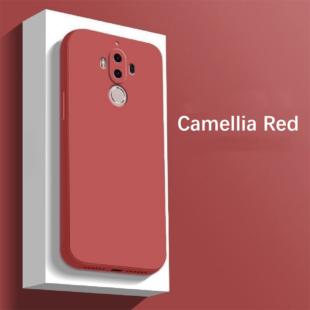 For Huawei Mate 9 Cover Drop and wear resistant Silicone Full Case Classic Simple Solid Color Phone Case Cover