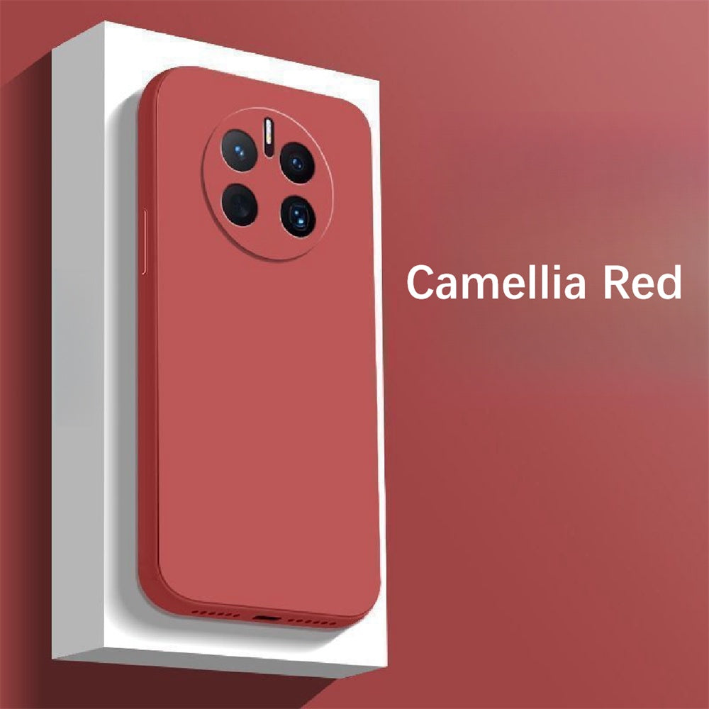 For Huawei Mate 50 Cover Drop and wear resistant Silicone Full Case Classic Simple Solid Color Phone Case Cover