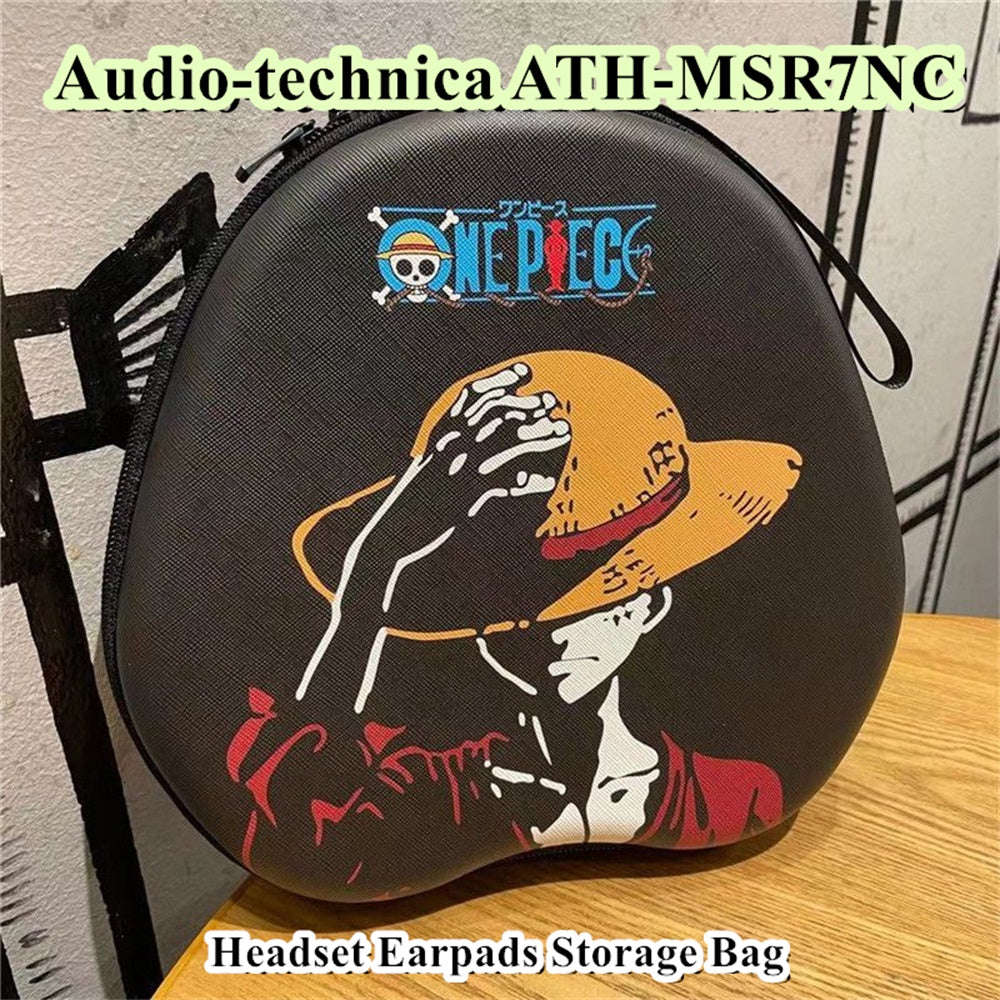 For Audio-technica ATH-MSR7NC Headphone Case Cartoon Creative Patterns Headset Earpads Storage Bag Casing Box
