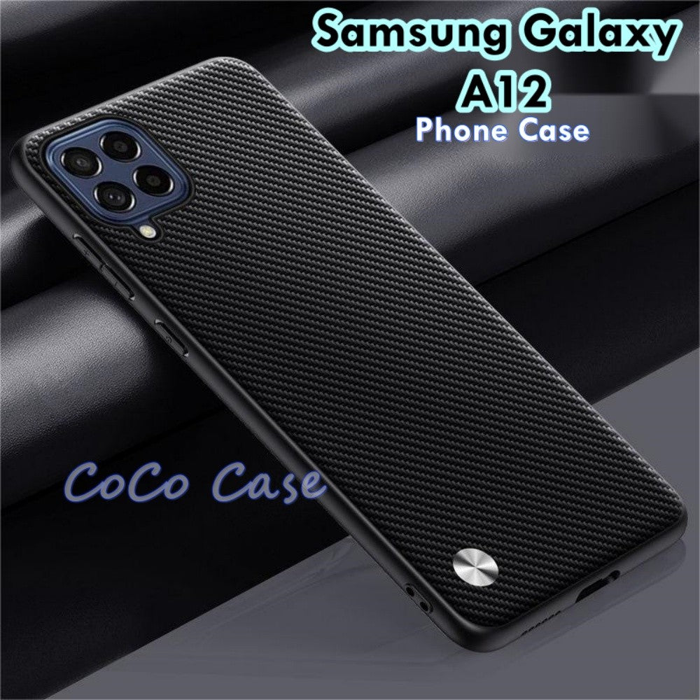 For Samsung Galaxy A12 Cover Silicone Professional Full Case Classic Simple Solid Color Phone Case Cover sweatproof